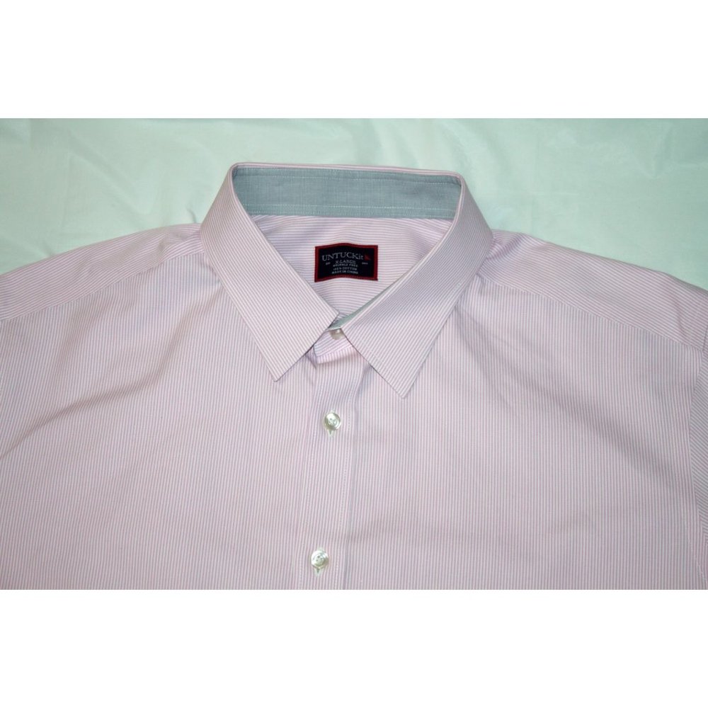 UNTUCKit Mens Long Sleeve Button Front Shirt Size - Picture 4 of 7